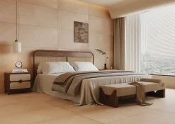 Limcaro Carrelage sol / mur effet pierre marron PIGMENTO FANGO l.60 x L.120 cm Mat