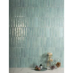 Aelle Carrelage Carrelage sol / mur faience effet zellige bleu clair - Miniature SODA Azzurro Artico J380