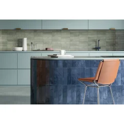 Aelle Carrelage Carrelage sol / mur faience effet zellige bleu foncé - Miniature SODA Blu Galassia J381