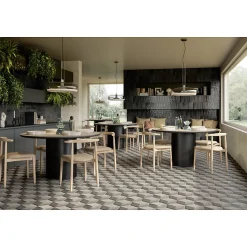 Carrelage sol / mur faience effet zellige noir - Miniature SODA Nero Magma J382-Aelle Carrelage New