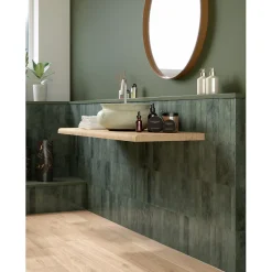 Carrelage sol / mur faience effet zellige vert foncé - Miniature SODA Verde Malva J378-Aelle Carrelage New