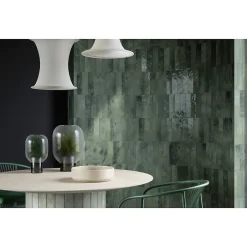 Carrelage sol / mur faience effet zellige vert foncé - Miniature SODA Verde Malva J378-Aelle Carrelage New