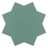 Carrelage sol / mur forme étoile vert 16,8x16,8 cm PORTO STAR PICKLE GREEN-Aelle Carrelage