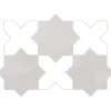 Carrelage sol / mur forme étoile 16,8x16,8 cm KASBAH STAR SMOKE-Aelle Carrelage Outlet
