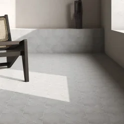 Carrelage sol / mur forme étoile 16,8x16,8 cm KASBAH STAR SMOKE-Aelle Carrelage Outlet