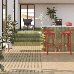 Carrelage sol / mur forme étoile 16,8x16,8 cm KASBAH STAR FAWN-Aelle Carrelage New