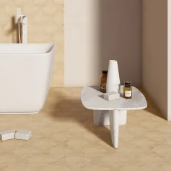 Carrelage sol / mur forme étoile 16,8x16,8 cm KASBAH STAR FAWN-Aelle Carrelage New