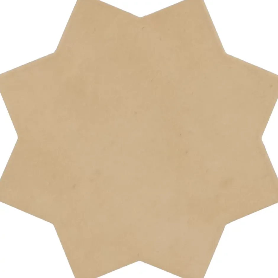Carrelage sol / mur forme étoile 16,8x16,8 cm KASBAH STAR FAWN-Aelle Carrelage New