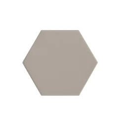 Carrelage sol / mur hexagonal uni taupe mate 11,6x10,1 cm KROMATIKA BEIGE-Eiffel art construction Online