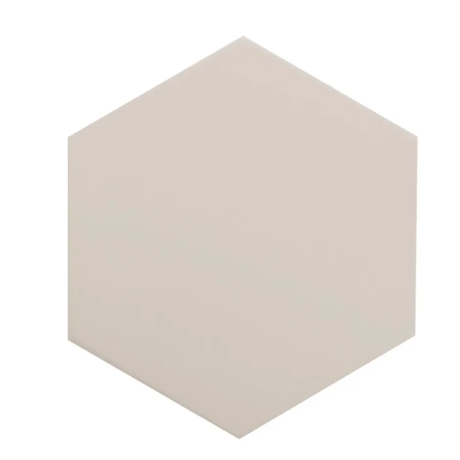 Carrelage sol / mur hexagonal uni taupe 17,5x20 cm COIMBRA TAUPE 30634-Aelle Carrelage Online