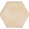 Carrelage sol / mur hexagonal effet ciment vieilli beige 25x21,6 cm TERRA AVORIO HEXAGONAL-Aelle Carrelage Online