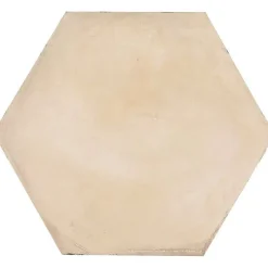 Carrelage sol / mur hexagonal effet ciment vieilli beige 25x21,6 cm TERRA AVORIO HEXAGONAL-Aelle Carrelage Online