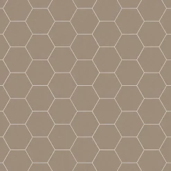 Carrelage sol / mur hexagonal effet terrazzo grand format marron 51,9x59,9 cm MICRA Hexagono Umbra-Eiffel art construction Sale