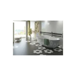 Aelle Carrelage Carrelage sol / mur hexagonal uni noir mate 17,5x20 cm HEXATILE MATE
