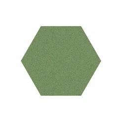 Eiffel art construction Carrelage sol / mur hexagonal effet terrazzo grand format vert 51,9x59,9 cm MICRA Hexagono Verde