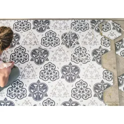 Aelle Carrelage Carrelage sol / mur hexagonal motif patchwork 26,23 cm ALCHIMIA ELISIR