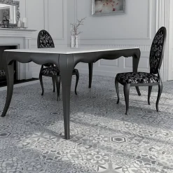 Aelle Carrelage Carrelage sol / mur hexagonal patchwork motif gris 17,5x20 cm HEXATILE HARMONY B&W