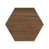 Aelle Carrelage Carrelage sol / mur hexagonal effet bois grand format HEXAGONO BELICE NOCE