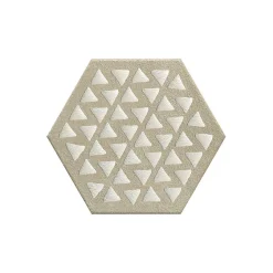 Carrelage sol / mur hexagonal effet ciment 25x21,6 cm TERRACRETA Intarsio Argilla(vendu par boite de 1.18m2)-Eiffel art construction Discount