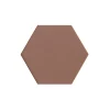 Carrelage sol / mur hexagonal uni terracotta orange mate 11,6x10,1 cm KROMATIKA CLAY-Eiffel art construction Outlet
