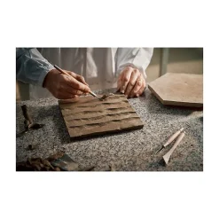 Carrelage sol / mur hexagonal effet ciment 25x21,6 cm TERRACRETA Dipinto Chamotte(vendu par boite de 1.18m2)-Eiffel art construction Sale