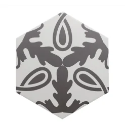 Carrelage sol / mur hexagonal à motif coloré 17,5x20 cm COIMBRA ETERNA 30660-Aelle Carrelage Outlet