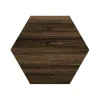 Carrelage sol / mur hexagonal effet bois grand format HEXAGONO BELICE CARBON-Aelle Carrelage New
