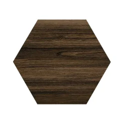 Carrelage sol / mur hexagonal effet bois grand format HEXAGONO BELICE CARBON-Aelle Carrelage New
