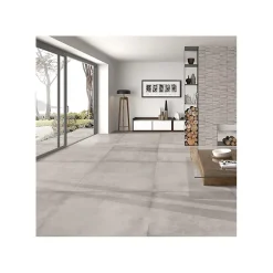 Aelle Carrelage Carrelage sol / mur moderne gris 75x75 cm MATERIKA GREY