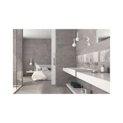 Carrelage sol / mur moderne gris 75x75 cm MATERIKA DARK GREY-Aelle Carrelage Hot