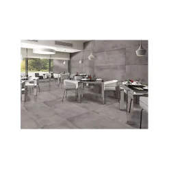 Carrelage sol / mur moderne gris 75x75 cm MATERIKA DARK GREY-Aelle Carrelage Hot