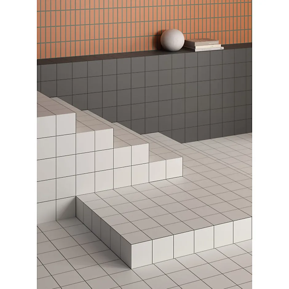 Carrelage sol / mur noir 18,6x18,6 cm Base OLTRE Nero-Aelle Carrelage New