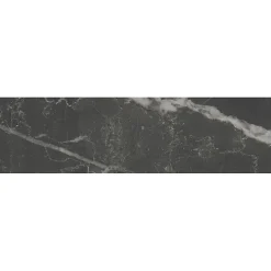 Aelle Carrelage Carrelage sol / mur rectangulaire effet marbre noir mate 6x24 cm SCULTOREA dark diamond miniature J479