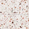 Aelle Carrelage Carrelage sol / mur terrazzo multicouleur 18,6x18,6 cm CONFETTI BIANCO COTTO