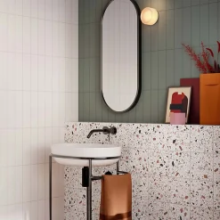 Aelle Carrelage Carrelage sol / mur terrazzo multicouleur 18,6x18,6 cm CONFETTI BIANCO COTTO