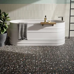Aelle Carrelage Carrelage sol / mur terrazzo multicouleur 18,6x18,6 cm CONFETTI NERO MULTICOLOR