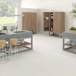 Carrelage sol / mur uni blanc mate 80x80 cm INARI NIEVE-Aelle Carrelage Online