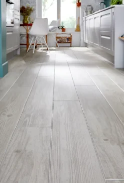 Colours Carrelage sol blanc 20 x 120 cm Cotage