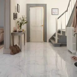 Carrelage sol blanc 30 x 60 cm Elegance Marble-GoodHome Clearance