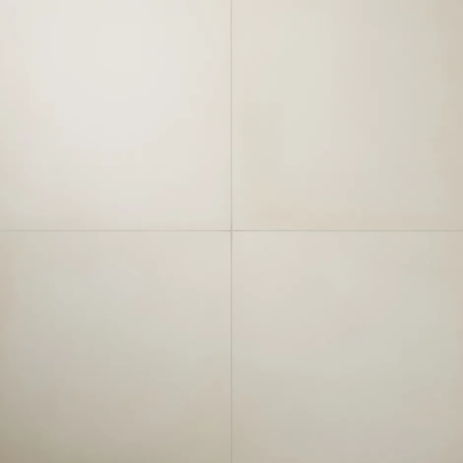 Carrelage sol blanc cassé effet béton L.60 x l.60 cm x ép.10 mm, Smooth-GoodHome Hot