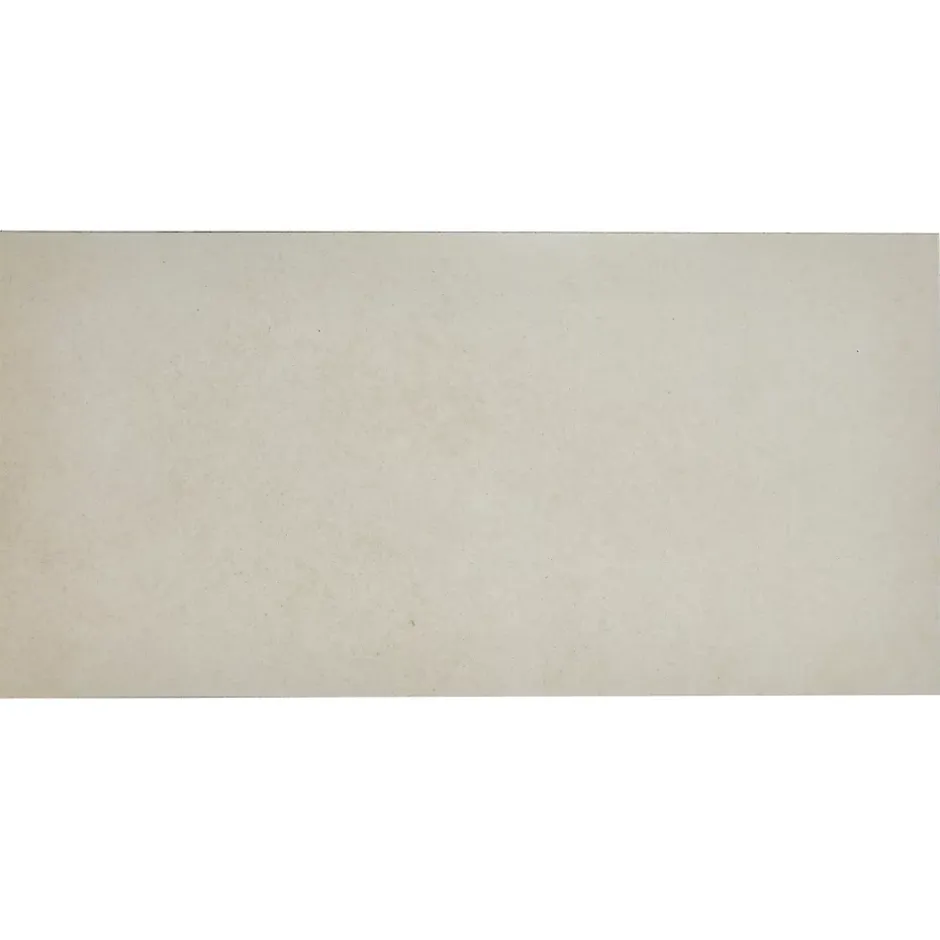 GoodHome Carrelage sol effet béton ivoire L.61,7 x l.30,7 cm x ép.7,4 mm, Konkrete