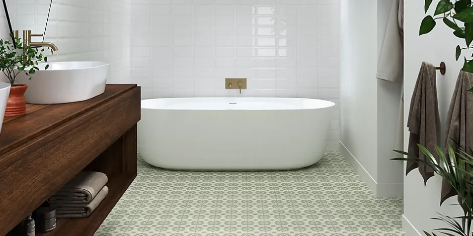 Reflex Boutique Carrelage sol effet carreaux de ciment Montaigne Ornelas 20x20 cm -