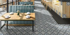 Carrelage sol effet carreaux de ciment Richelieu london 20x20 cm --Reflex Boutique Outlet