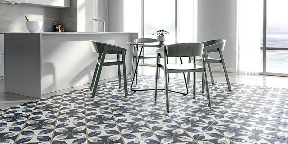 Carrelage sol effet carreaux de ciment Classico ona cold 20x20 cm - Réflex boutique-Reflex Boutique Best