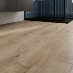 GoodHome Carrelage sol et mur aspect bois naturel L.120 x l.20 cm x ép.9 mm, Antic Rustic