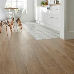 GoodHome Carrelage sol et mur aspect bois naturel L.120 x l.20 cm x ép.9 mm, Antic Rustic