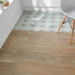 GoodHome Carrelage sol et mur aspect bois naturel L.120 x l.20 cm x ép.9 mm, Antic Rustic