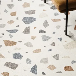 Carrelage sol et mur blanc mat Venise 90 x 90 cm- Outlet