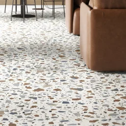 Carrelage sol et mur blanc mat Trend-Deco 90 x 90 cm