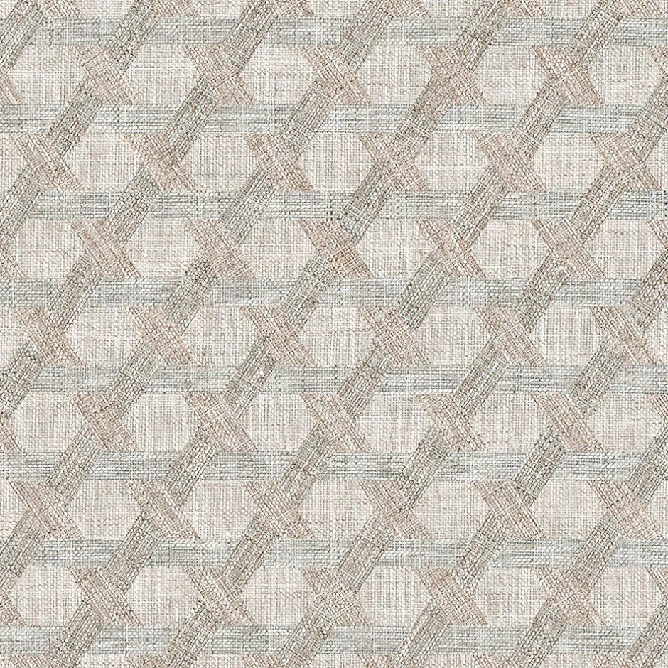 Carrelage sol et mur blanc mat Couture 60 x 60 cm